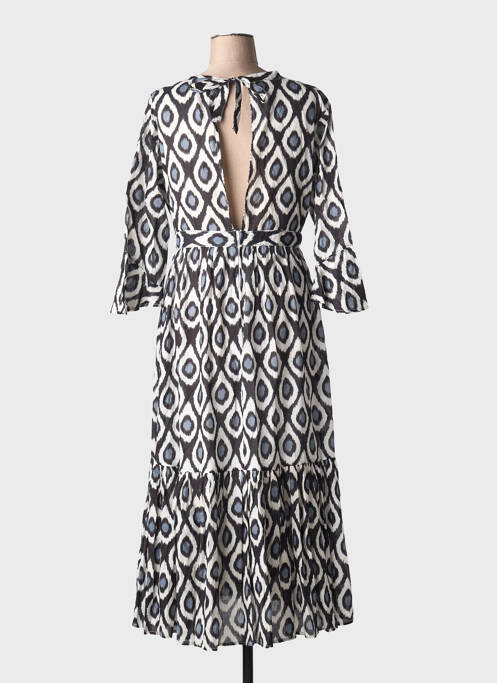 Robe mi-longue bleu ME-TISSE femme