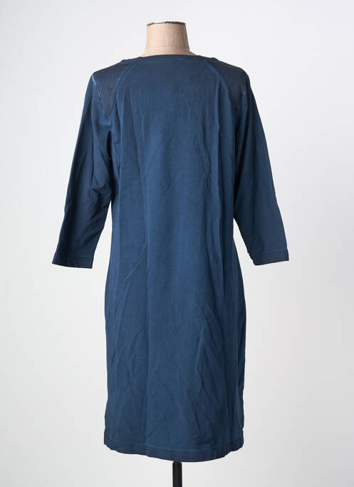 Robe mi-longue bleu SANDWICH femme
