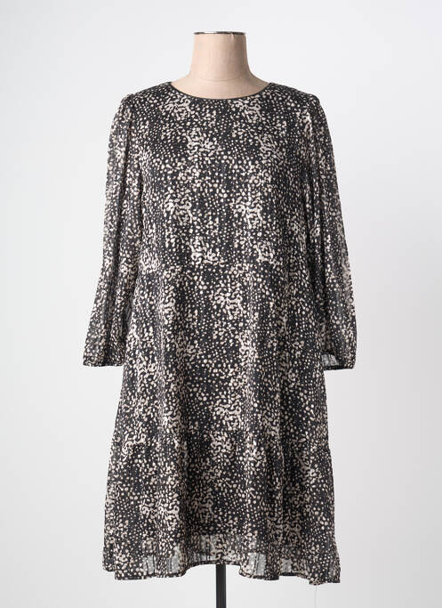 Robe mi-longue noir LA FEE MARABOUTEE femme