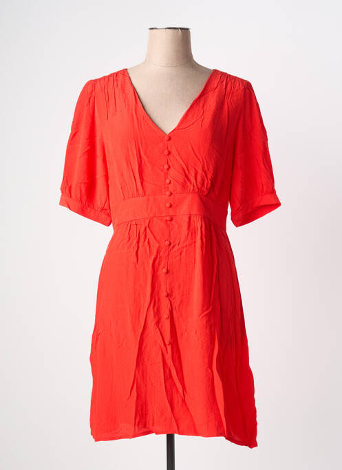Robe mi-longue rouge LA PETITE ETOILE femme