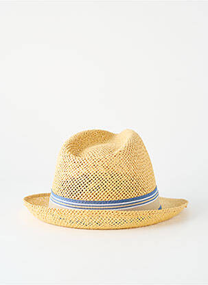 Chapeau imprimé rayures bleu MTM homme