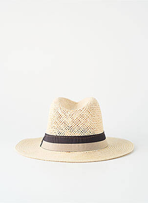 Chapeau beige CHAPELLERIE HERMAN homme