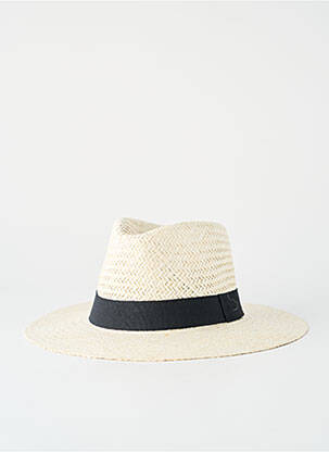 Chapeau forme chapeau paille noir MTM homme