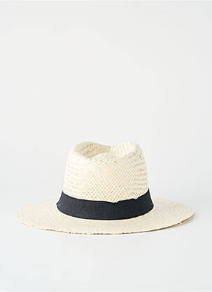 Chapeau forme chapeau paille noir MTM homme