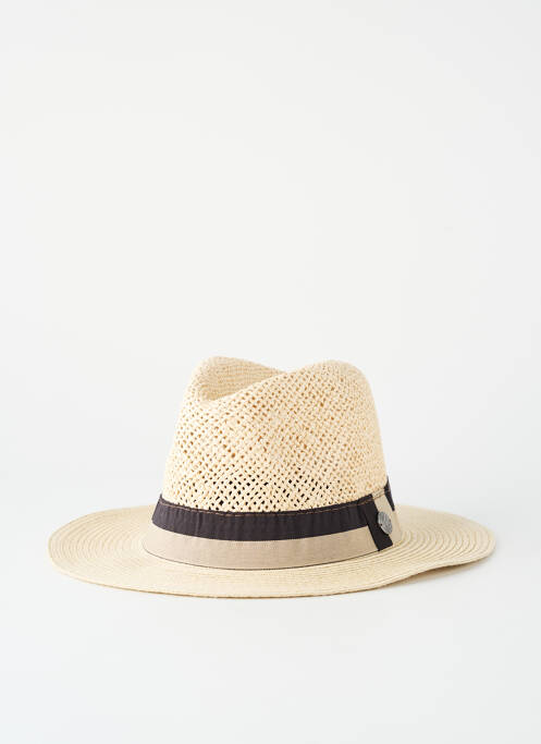 Chapeau beige CHAPELLERIE HERMAN homme