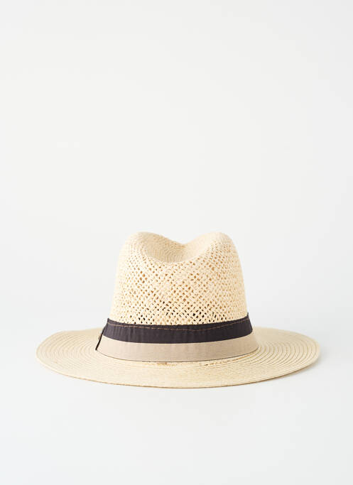 Chapeau beige CHAPELLERIE HERMAN homme