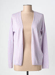Gilet manches longues violet SUD EXPRESS femme