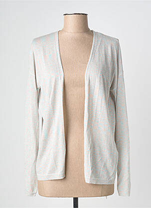 Gilet manches longues stretch gris SUD EXPRESS femme