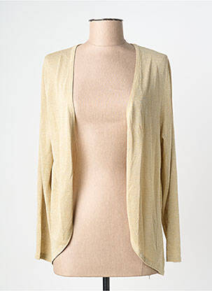Gilet manches longues stretch beige MOLLY BRACKEN femme