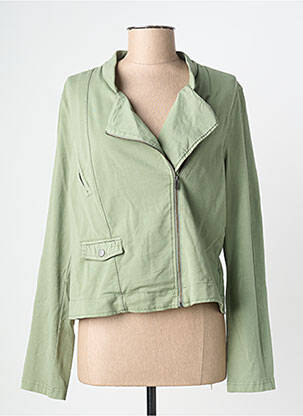 Veste casual col tailleur vert SANDWICH femme