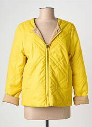 Doudoune sans capuche sans capuche jaune SANDWICH femme
