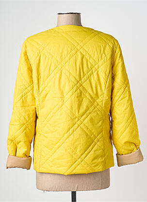 Doudoune sans capuche sans capuche jaune SANDWICH femme