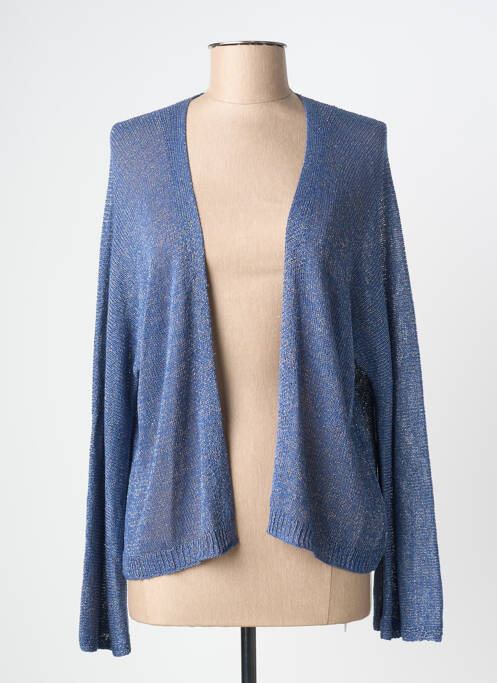 Gilet manches longues bleu MOLLY BRACKEN femme