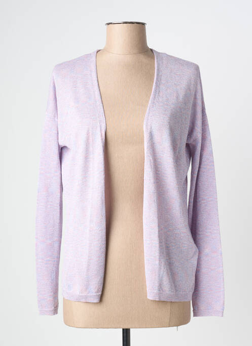 Gilet manches longues violet SUD EXPRESS femme