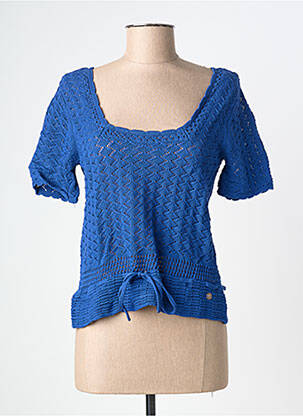 Pull bleu LA PETITE ETOILE femme