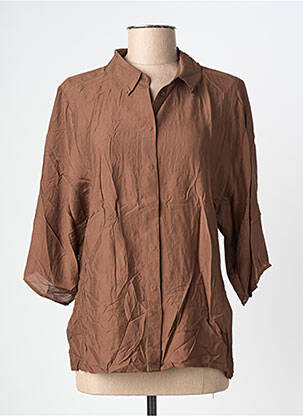 Chemisier marron YAYA femme