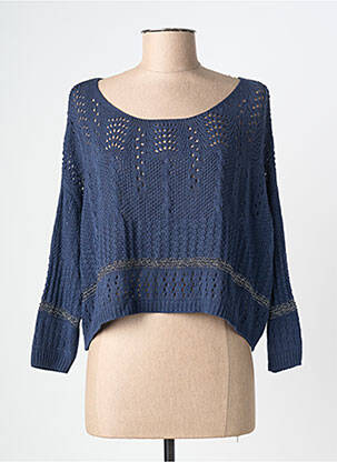 Pull bleu PAKO LITTO femme