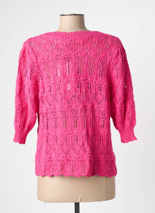 Gilet manches longues rose LA PETITE ETOILE femme