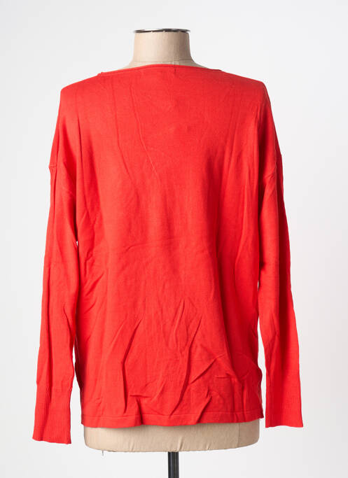 Pull coupe cintrée manches longues rouge SANDWICH femme