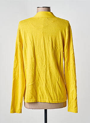 Gilet manches longues jaune SANDWICH femme