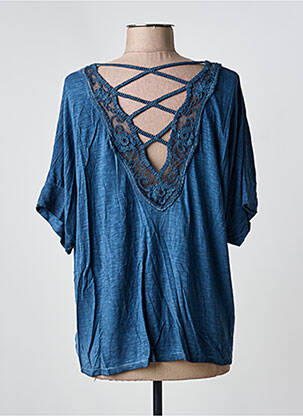 Top bleu PAKO LITTO femme