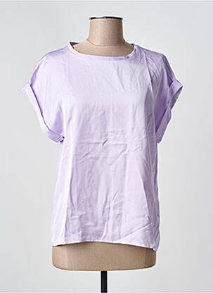 Top manches courtes manches courtes violet VILA femme