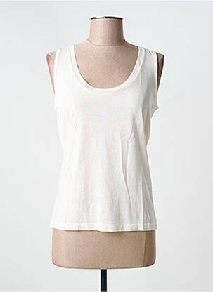 Top blanc LA FEE MARABOUTEE femme