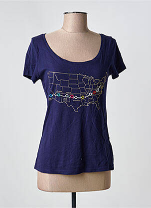 T-shirt bleu ONE STEP femme