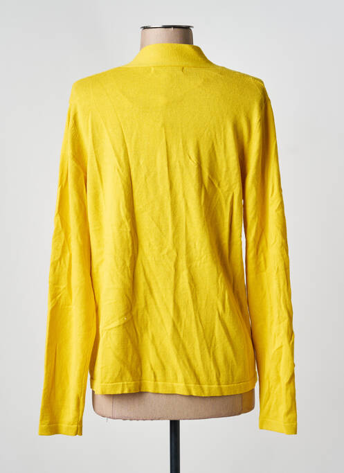 Gilet manches longues jaune SANDWICH femme