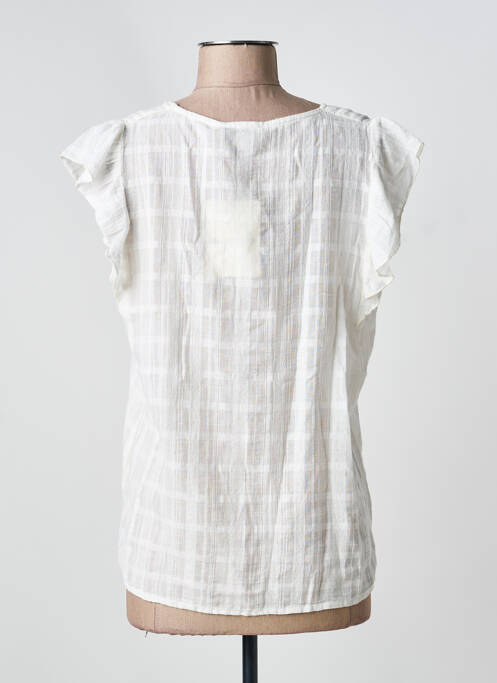 Top blanc LA FEE MARABOUTEE femme