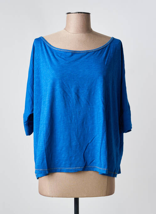Top bleu PAKO LITTO femme