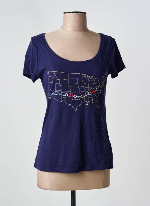 T-shirt bleu ONE STEP femme