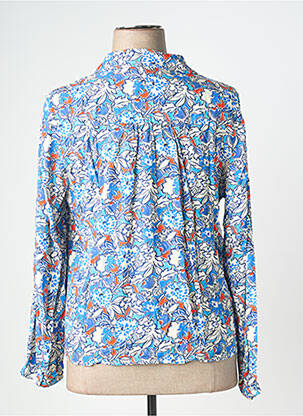 Chemisier bleu JULIE GUERLANDE femme