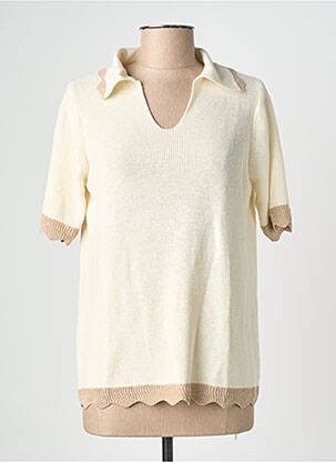 Polo manches courtes manches courtes beige PAKO LITTO femme