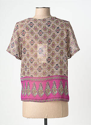 Blouse rose LA FEE MARABOUTEE femme