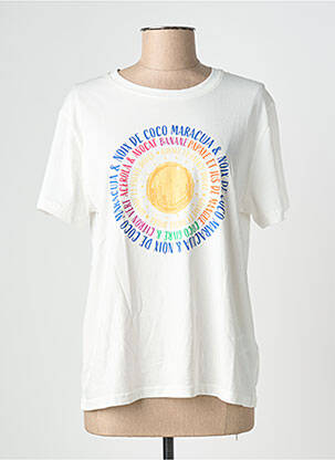 Top manches courtes manches courtes blanc LA PETITE ETOILE femme