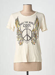 Top beige IKKS femme