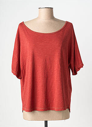 Top manches courtes manches courtes orange PAKO LITTO femme