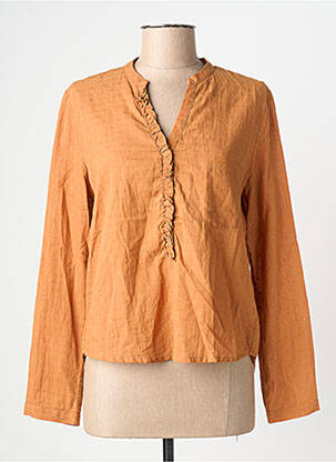 Blouse marron ME-TISSE femme