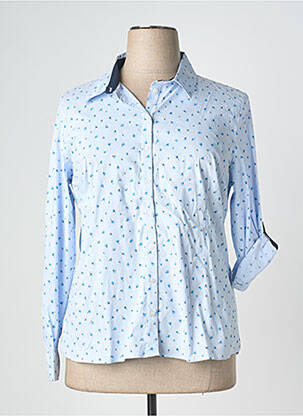 Chemisier bleu JULIE GUERLANDE femme