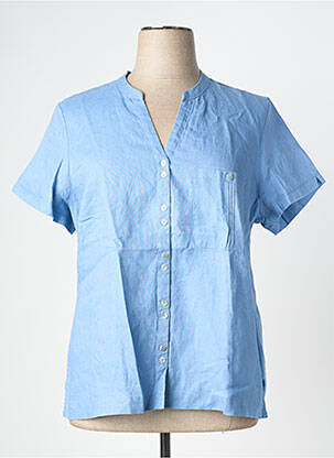 Chemisier bleu JULIE GUERLANDE femme