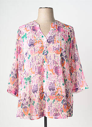 Chemisier rose JULIE GUERLANDE femme