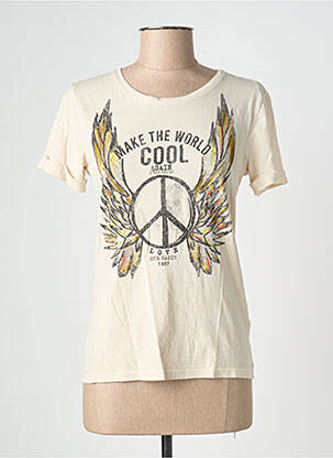 Top beige IKKS femme