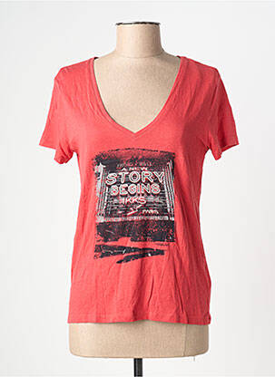 Top rouge IKKS femme