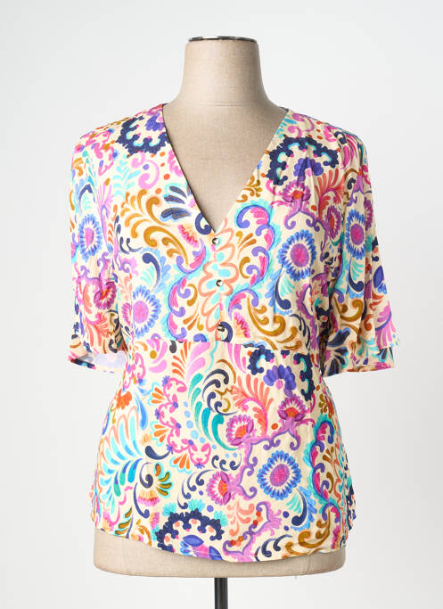 Blouse beige JULIE GUERLANDE femme