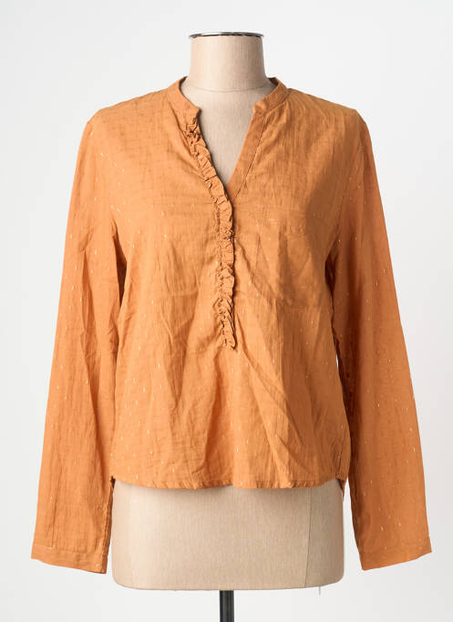 Blouse marron ME-TISSE femme