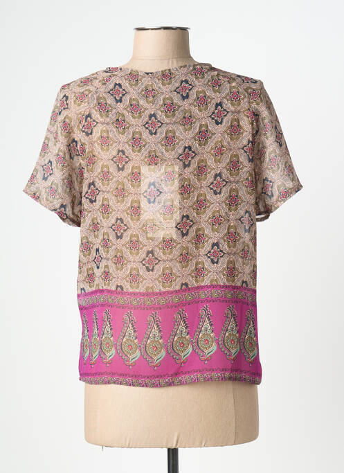 Blouse rose LA FEE MARABOUTEE femme