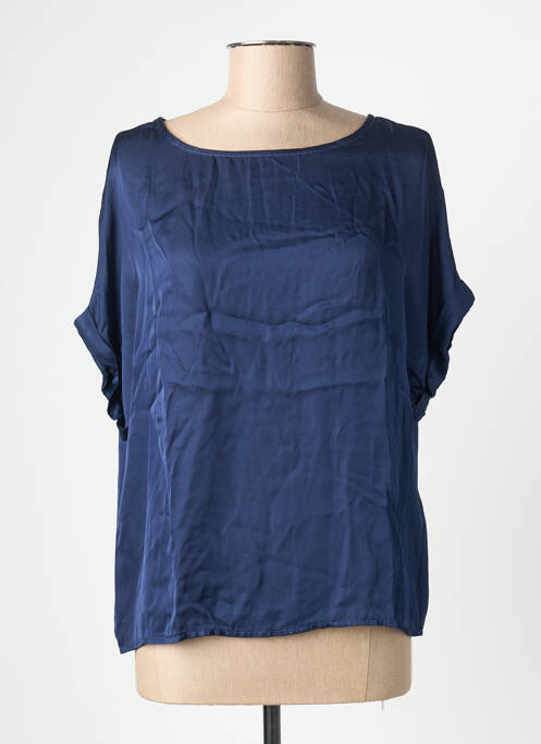 Top bleu LA FEE MARABOUTEE femme