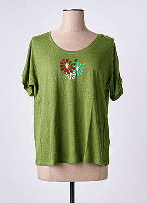 T-shirt vert DIPLODOCUS femme