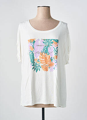 T-shirt blanc JULIE GUERLANDE femme